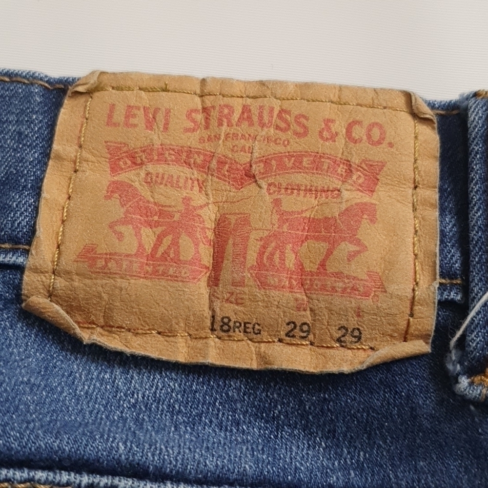 Levi's 511 Classic Slim Fit Patch Jeans - Picture 6 of 11